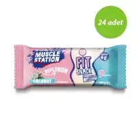 Muscle Station Fit Snack Coconut 40 Gr	24 Adet